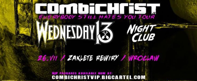 Combichrist, Wednesday 13, Night Club / Everybody Still Hates You Tour